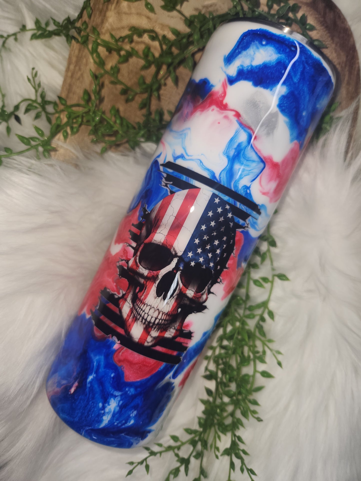 #117 Patriotic Skulls