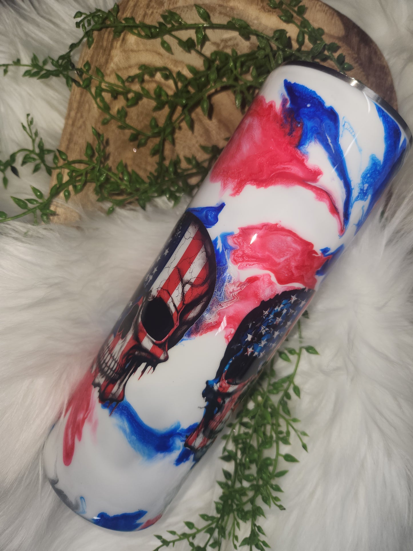 #117 Patriotic Skulls